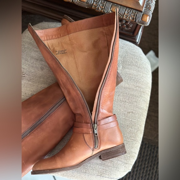 FRYE inside Zip Tall Boots 💯 genuine leather - Picture 5 of 9